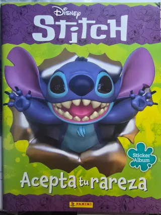Álbum Cromos Disney Stitch Acepta Tu Rareza