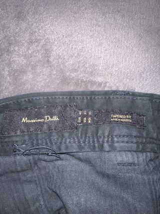 Pantalón Massimo Dutti Tapered Fit Talla 40