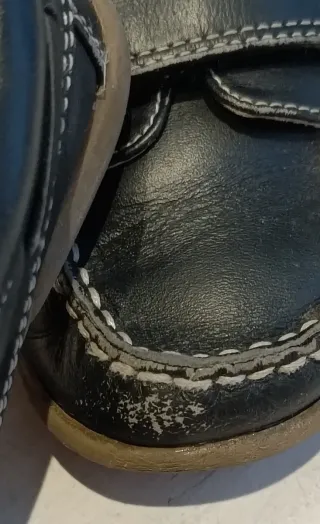 Mocasines de piel para niño/niña