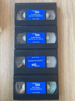 Lote 4 Películas VHS: El Silencio de los Corderos,