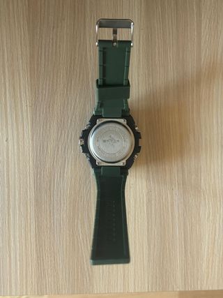 Reloj Sport Watch Verde y Plateado