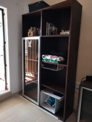 Conjunto de muebles de salón de madera