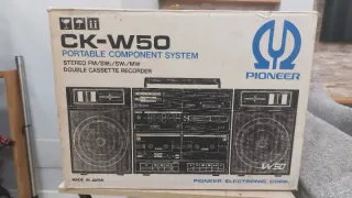 Pioneer CK-W50 Radio Doble Cassette