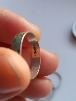 Lote 5 Anillos Plata Ley 925'