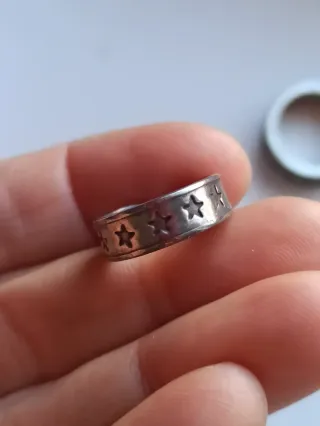 Lote 5 Anillos Plata Ley 925'