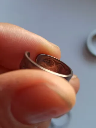 Lote 5 Anillos Plata Ley 925'