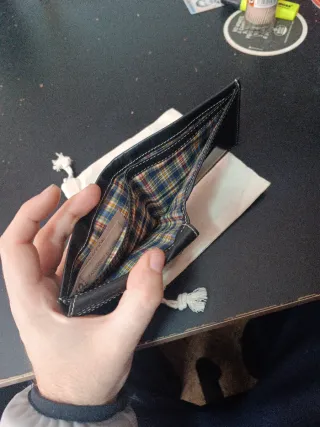 Cartera Tarjetero Salvador Bachiller Negra