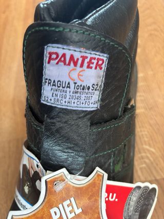 Botas de seguridad Panter S2 Negras