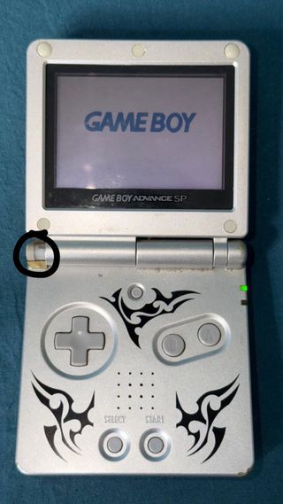 Nintendo GBA SP Edición Tribal Plata