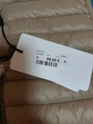 Chaleco MARKUP beige hombre nuevo