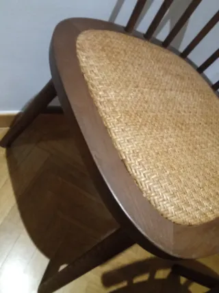 Juego de 2 sillas de madera