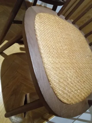 Juego de 2 sillas de madera