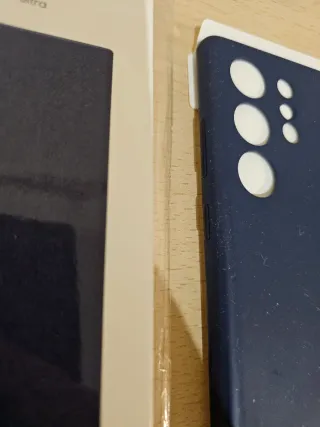 Funda Silicona Samsung Galaxy S23 Ultra Azul