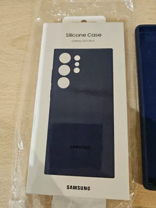 Funda Silicona Samsung Galaxy S23 Ultra Azul