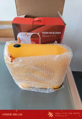 Calentador eléctrico de escritorio