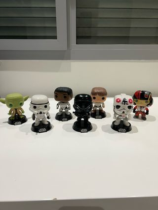 Lote 7 Funko Pop Star Wars Originales