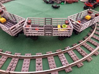 Lego Tren 60052 cuatro Vagones Porta Animales