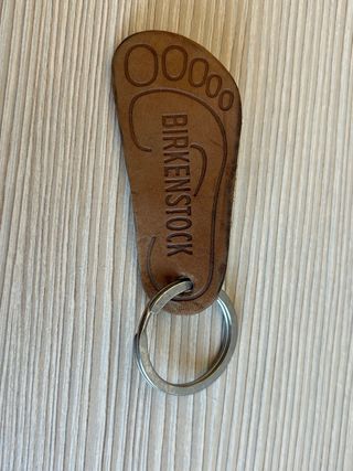 Portachiavi Birkenstock in cuoio