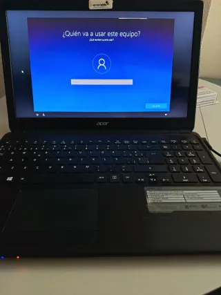 Ordenador portátil Acer negro