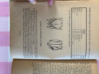 Libro de cocina vintag