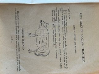 Libro de cocina vintag