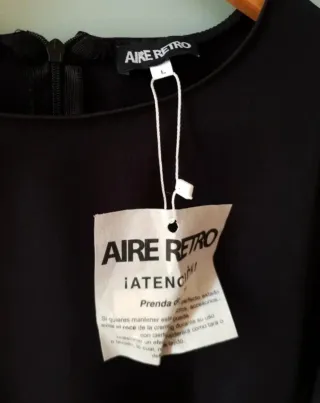 Vestido Aire Retro Negro