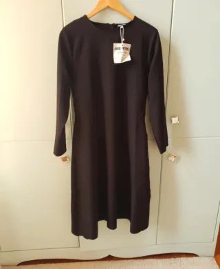 Vestido Aire Retro Negro