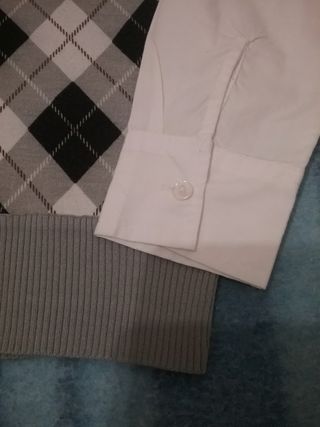 Lote Jersey  y 2 pantalones polipiel XS 3