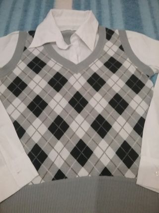 Lote Jersey  y 2 pantalones polipiel XS 3