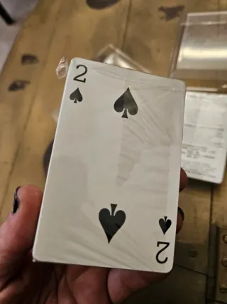 Carte da Gioco Vintage Gold Crest Rose