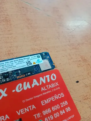 DISCO DURO SSD INTEL HBRPEKNL0202A 512GB + 32GB