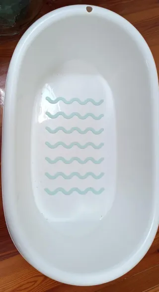 Bañera bebé blanca