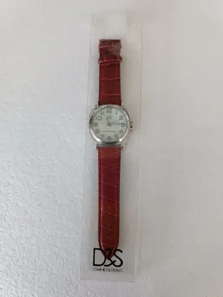 Reloj Dovenco&Stefano Rojo y Plateado