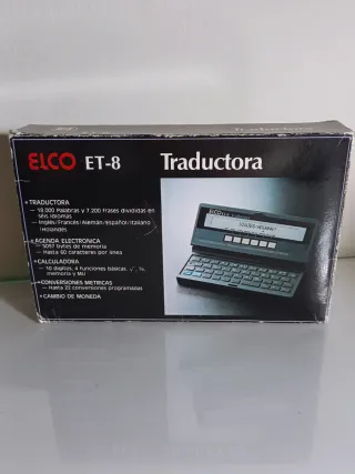 Traductor Electrónico ELCO ET-8 6 Idiomas