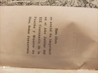 Pasionarias.(Libro Religiosa)