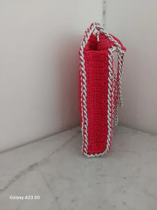 Borsa tracolla fucsia Farabella