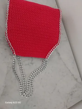 Borsa tracolla fucsia Farabella