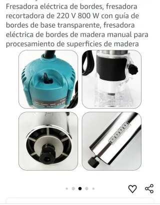 Fresadora Eléctrica Bordes 220V 800W