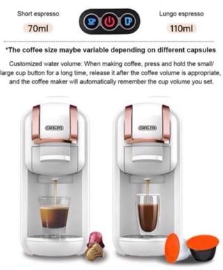 SIN ABRIR 4 en 1 Cafetera Espresso 1450W