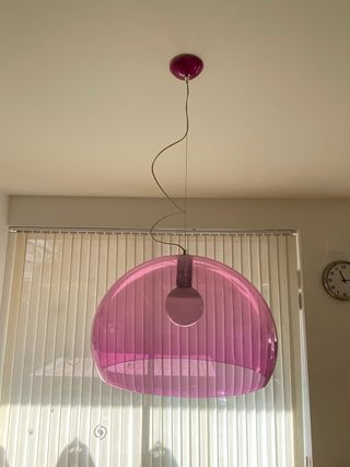 Lampada a sospensione Kartell FL/Y Grande 55cm Rosa