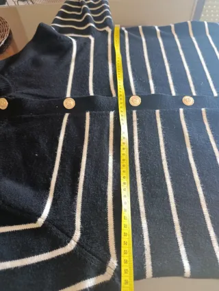 Chaqueta de punto Zara rayas