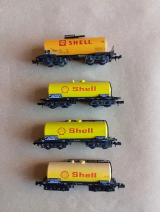 Lote 4 vagones cisterna