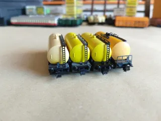 Lote 4 vagones cisterna