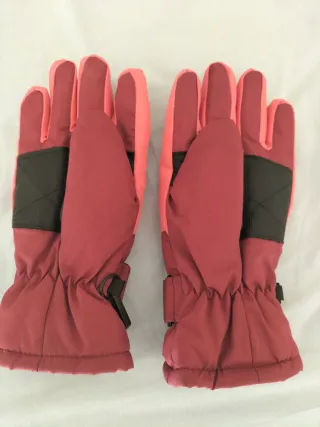 Guantes Talla 5 Rosa y Rojo