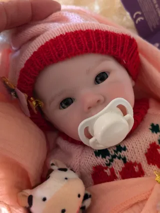 Reborn silicona pesa 1kilito 100