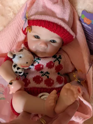 Reborn silicona pesa 1kilito 100