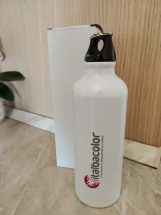 Borraccia termica bianca