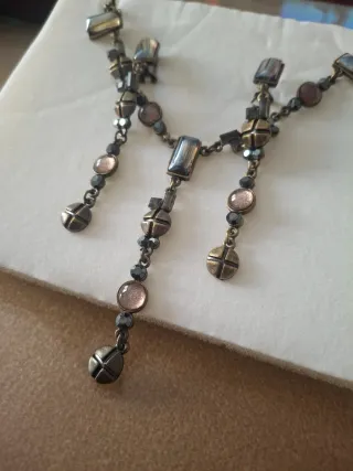 Conjunto collar y pendientes