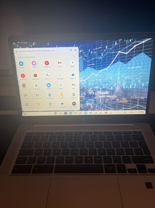 Portátil Chromebook HP 14-15 Gris/Plata