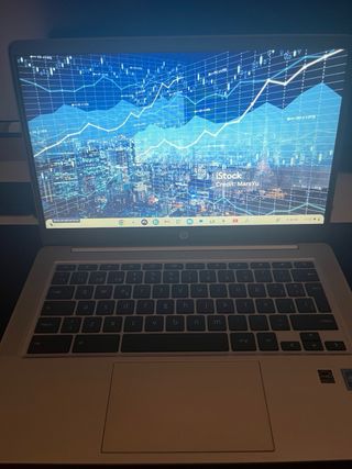 Portátil Chromebook HP 14-15 Gris/Plata